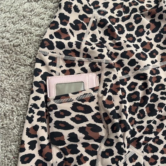 Leopard Print Biker Shorts - Picture 3 of 3